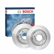 Bosch 2 x Solid Front Brake Discs 0986478847-x2