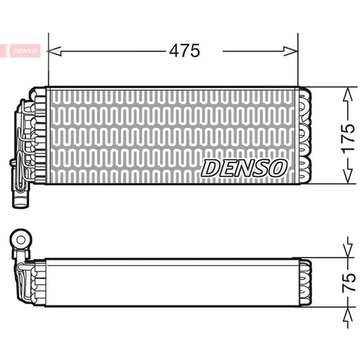 Denso Air Conditioning Evaporator fits Iveco Stralis I 2002-2012