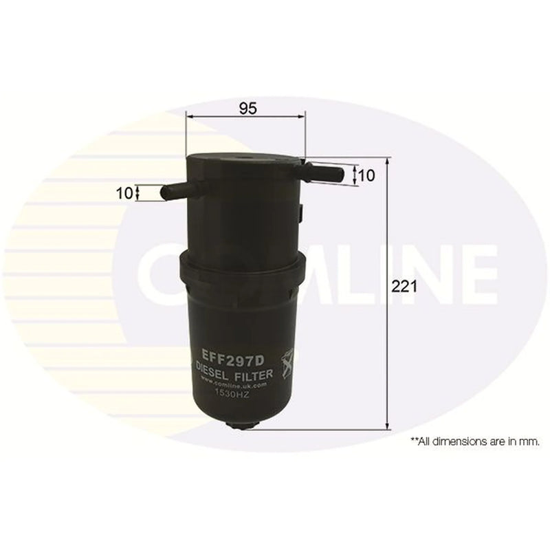 Comline Fuel Filter Element fits VW Amarok 2010-2022 2.0
