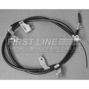 First Line Handbrake Cable Left Rear fits Nissan Navara NP300 2005-2007 2.5