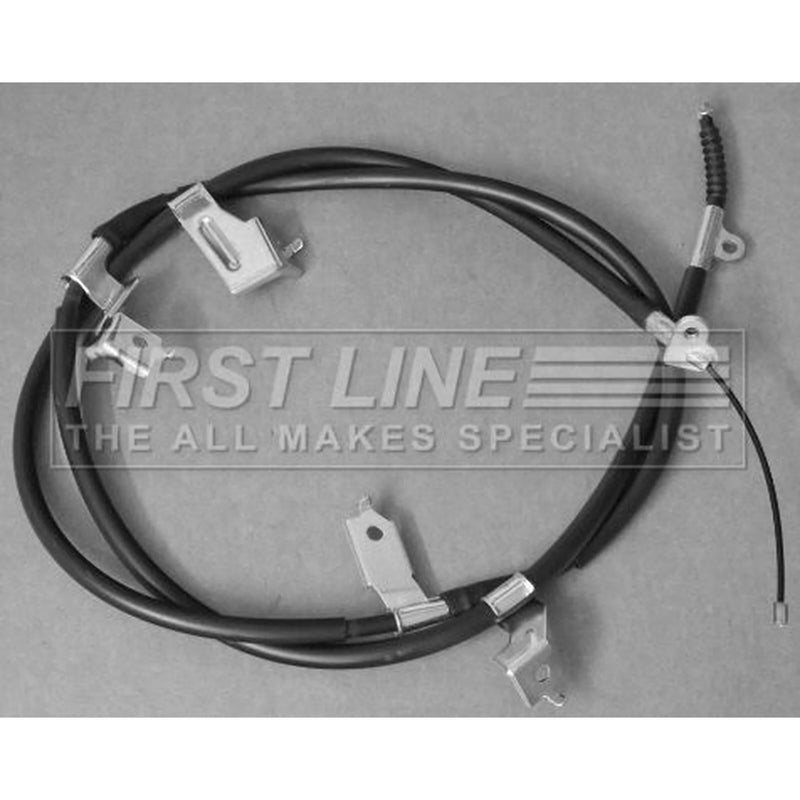 First Line Handbrake Cable Left Rear fits Nissan Navara NP300 2005-2007 2.5