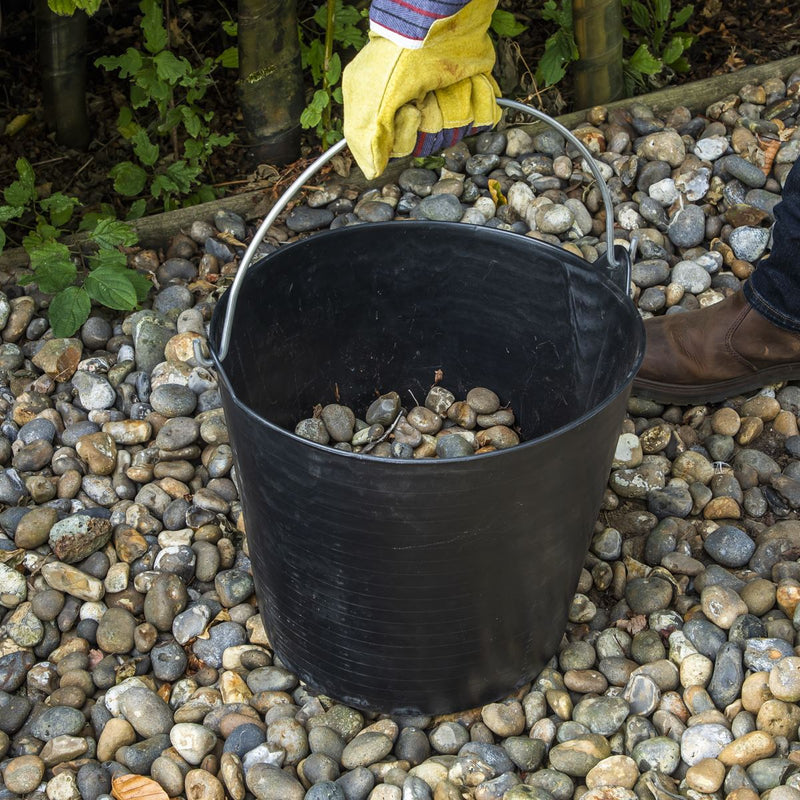 Sealey Heavy-Duty Flexi Tub 26L with Metal Handle Black SFT26H Sealey - Dynamic Drive