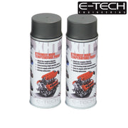 2X Graphite E-Tech 400ml Extremely High Temperature Paint XHT VHT Exhaust E-Tech - Dynamic Drive