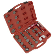 Sealey Air Operated Brake Piston Wind-Back Tool Kit 29pc VS0286 Sealey - Dynamic Drive