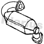 Klarius Catalyst Type Approved With Pipe fits Nissan X-Trail II 2007-2013 2.0