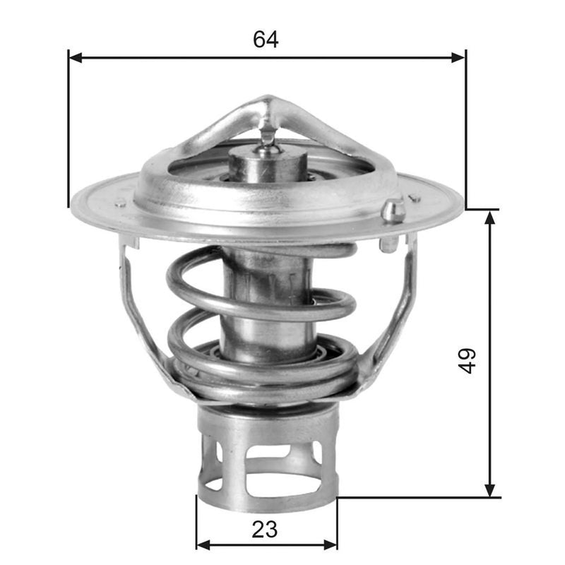 Gates Thermostat,Coolant TH04077