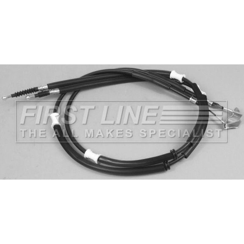 First Line Handbrake Cable Left Rear fits Chevrolet Corsa 2000-2002 1.7