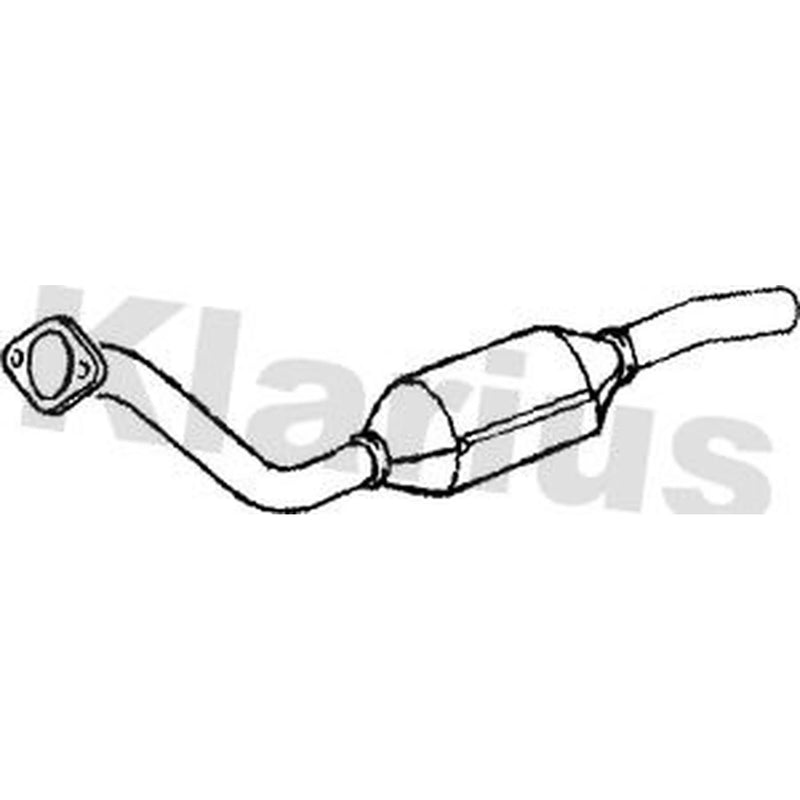 Klarius Catalyst Type Approved With Pipe Front 321871 1705NW 321871