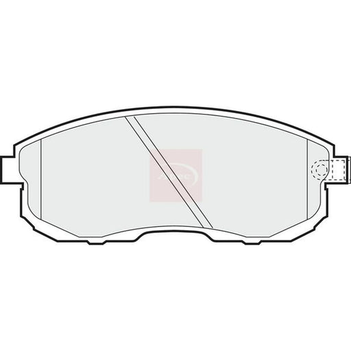 Apec Front Brake Pad Set PAD742