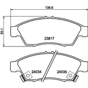 Mintex Front Brake Discs & Pads fits Suzuki Liana 2001-2007 1.3 1.4 1.6