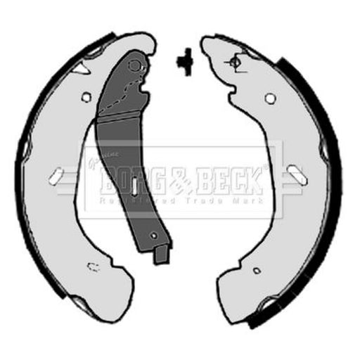 Borg & Beck Brake Shoe Set Axle Kit BBS6313