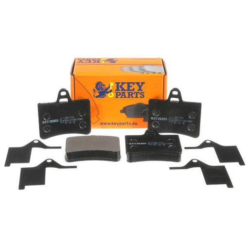 Key Parts 4 x Rear Brake Pad Set fits Citroën C5 I 2001-2004 1.8 2.0 2.2 3.0