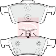 Apec Rear Brake Pad Set PAD1822