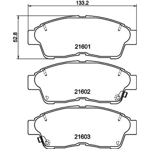 Mintex Front Brake Discs & Pads fits Toyota Corona 1991-1996 1.8