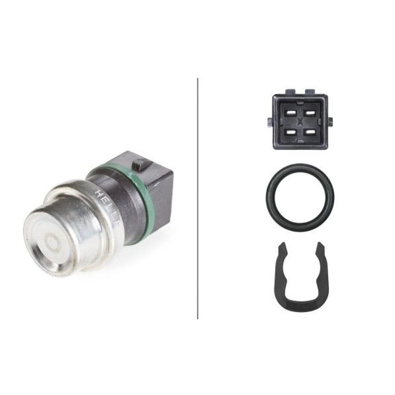 Hella Coolant Temperature Sensor fits Seat Alhambra 1996-2010 1.9