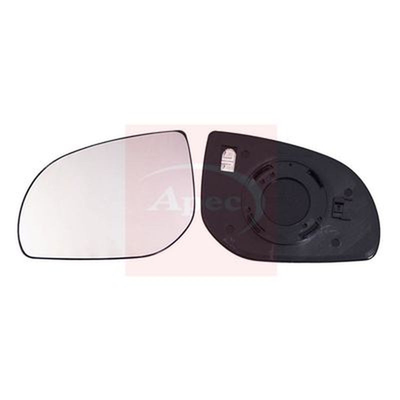 Apec Exterior Wing Mirror Glass Left fits Hyundai I20 I 2008-2015