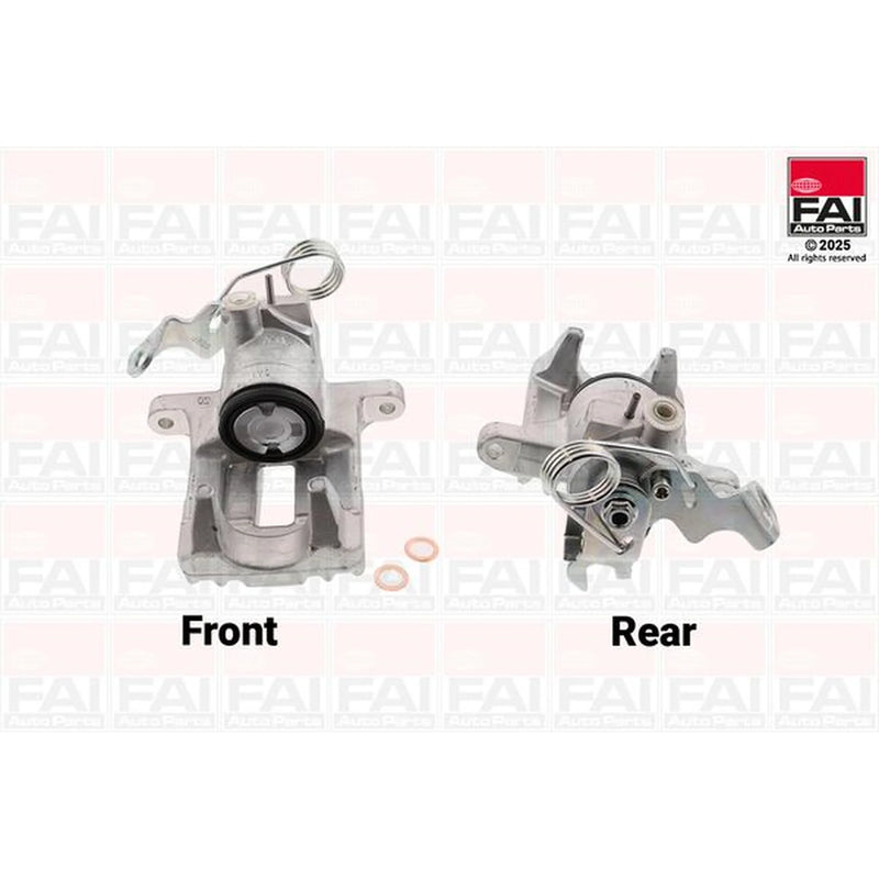 FAI Brake Caliper Assembly Rear Right fits Audi A4 B5 1994-2001