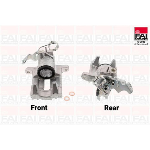 FAI Brake Caliper Assembly Rear Right fits Audi A4 B5 1994-2001