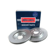Borg & Beck 2 x Vented Front Brake Discs BBD5441