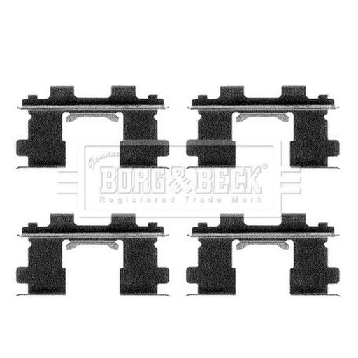 Borg & Beck Brake Pad Accessory Fitting Kit Front BBK1114