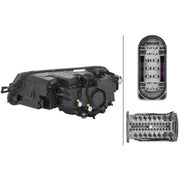 Hella Headlight Headlamp LED Right fits Skoda Karoq 2017-2018