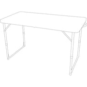 Superlite Stow Folding Table F0112B Quest - Dynamic Drive