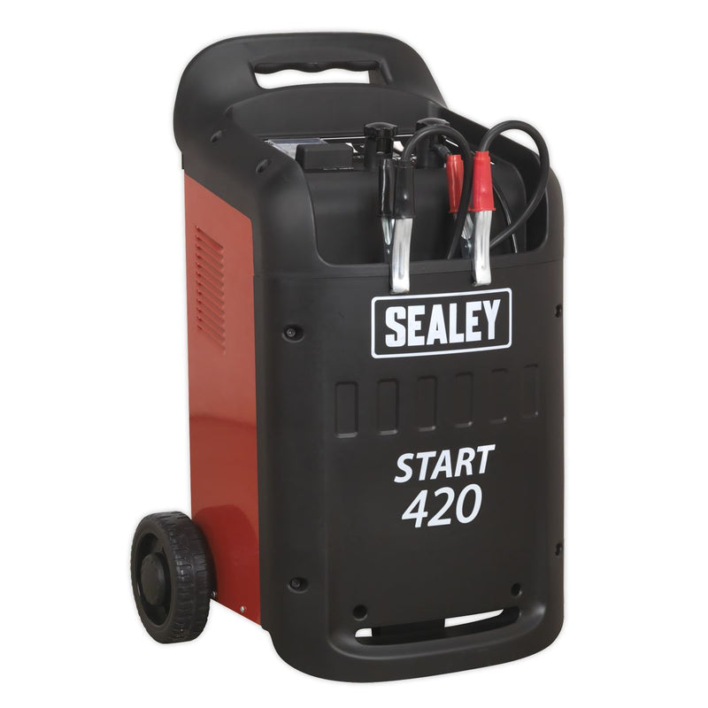 Sealey Starter/Charger 420/60Amp 12/24V 230V START420 Sealey - Dynamic Drive
