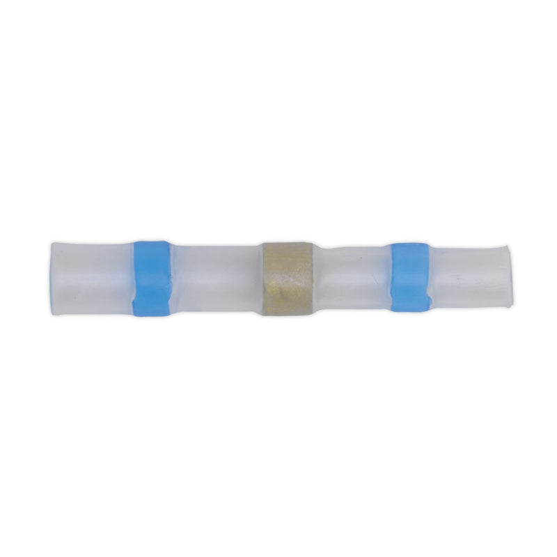 Sealey Heat Shrink Butt Connector 16-14 AWG Blue Pack of 25 BTSSB25 Sealey  - Dynamic Drive