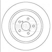 Borg & Beck Front & Rear Brake Discs & Pads fits Subaru Impreza 2001-2005 2.0