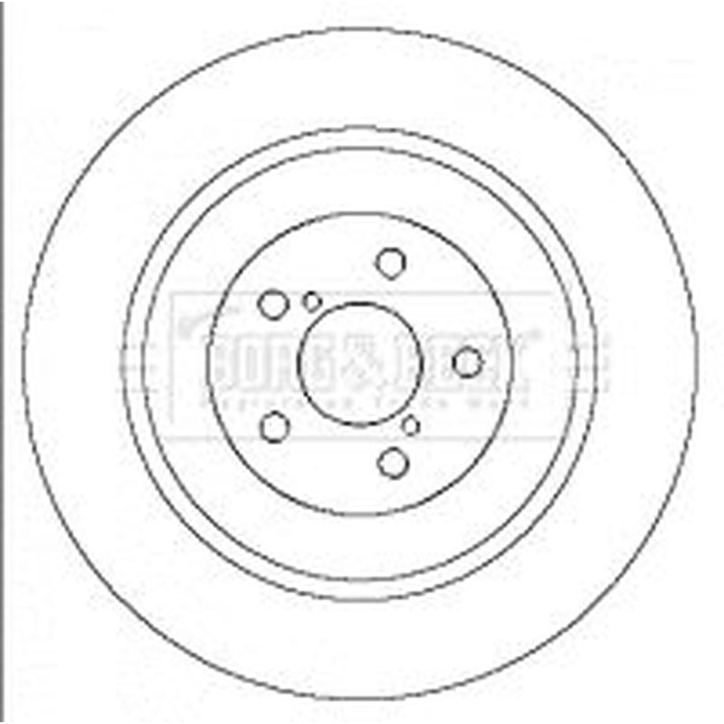 Borg & Beck Front & Rear Brake Discs & Pads fits Subaru Impreza 2001-2005 2.0