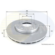 Comline Front & Rear Brake Discs & Pads fits Mercedes-Benz B-Class Sports Tourer