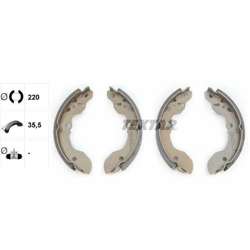 Textar Brake Shoe Set Axle Kit 91046200
