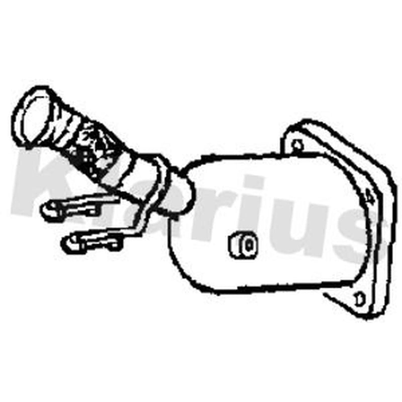 Klarius Catalyst Type Approved With Pipe fits Citroën C5 II 2004-2008 2.0