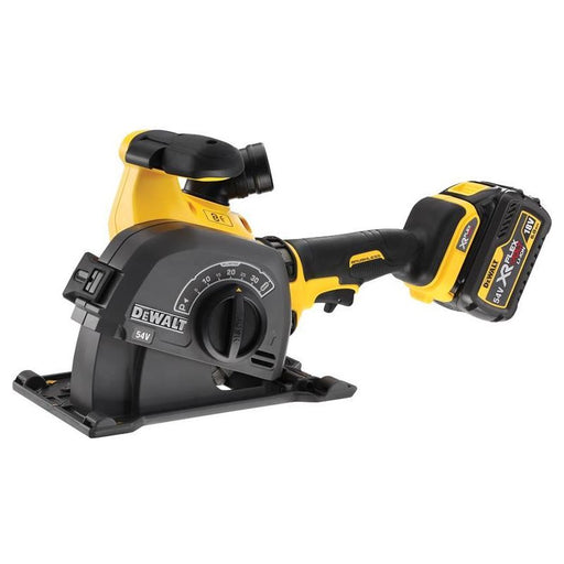 Dewalt Power Tools DCG200T2 XR FlexVolt Wall Chaser 125mm 54V 2 x 6.0Ah Li-ion DeWALT Power Tools - Dynamic Drive