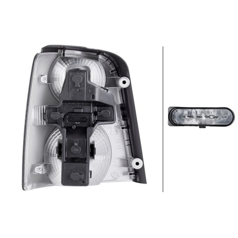 Hella Tail Light / Lamp R5W Right fits VW Touran 2003-2010 1.4 1.6 1.9 2.0
