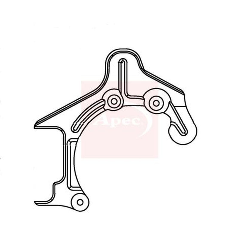 Apec Brake Disc Splash Guard Front Right fits Seat Arosa 1997-2004 1.0 1.4 1.7