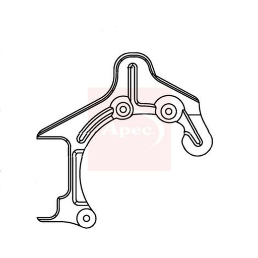 Apec Brake Disc Splash Guard Front Right ASG1142