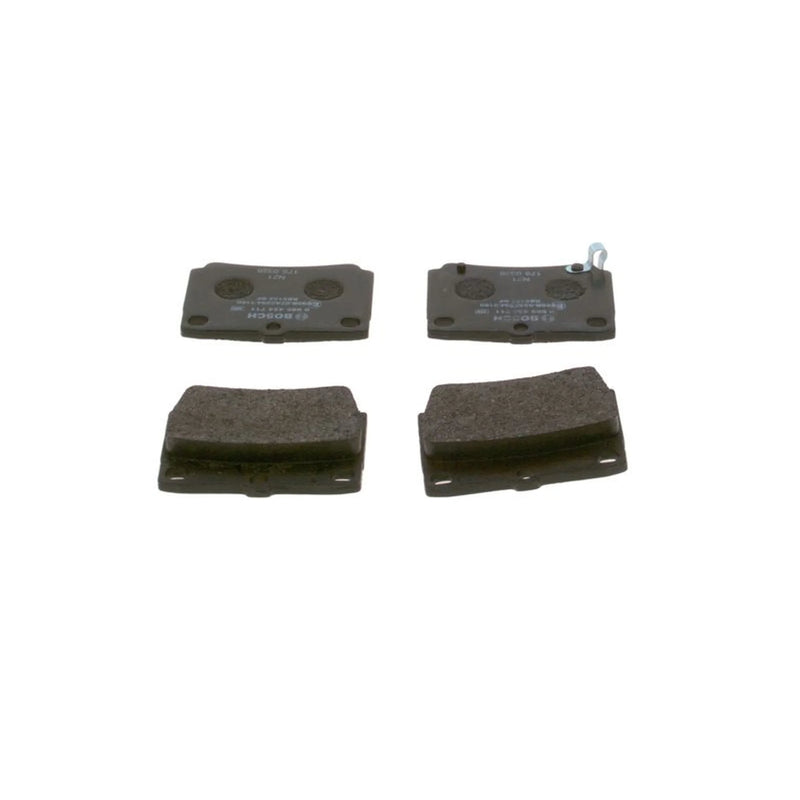 Bosch Front & Rear Pads fits Mitsubishi Pajero Sport II 2008 on 2.5