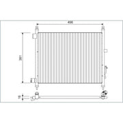 Valeo Air Conditioning Condenser 822630