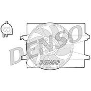 Denso Engine Cooling Fan DER10004