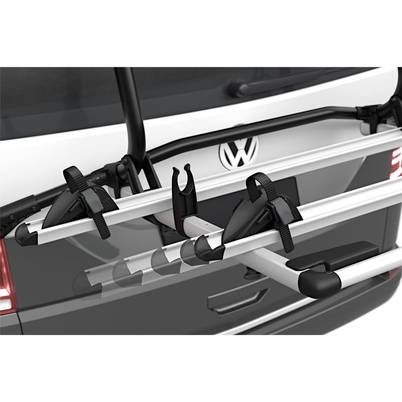 Thule WanderWay two-bike hanging trunk bike rack black Boot bike rack Thule - Bars 4 Cars