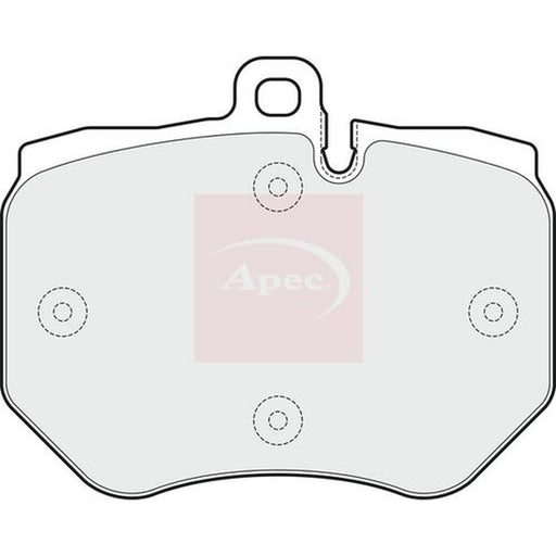 Apec Front Brake Pad Set fits Audi A6 C6 2008-2010