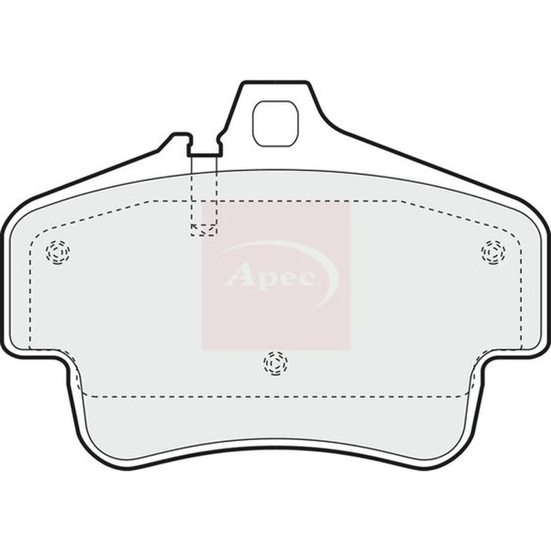 Apec Front Brake Pad Set PAD1407