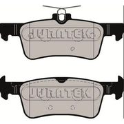 Juratek Rear Brake Solid Discs & Pads fits Ford Fiesta VII 2017-2021 1.0 1.1 1.5
