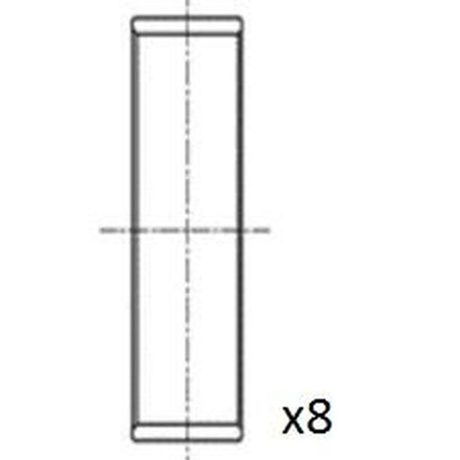 FAI Big End Bearing Set 43.02mm fits Ford Courier Box Body/Mpv 1996-1999 1.4