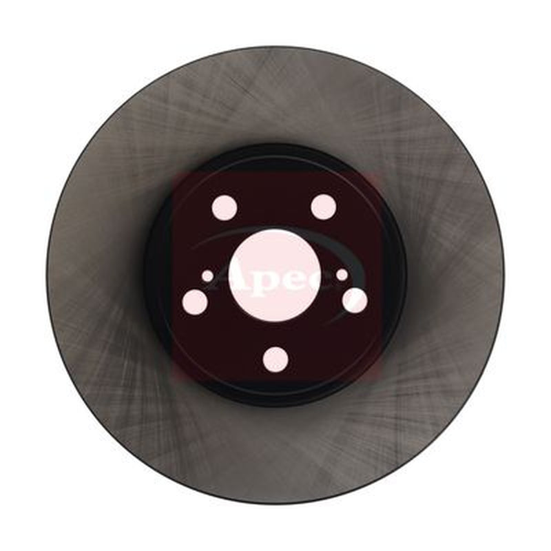 Apec 2 x Vented Brake Discs fits Toyota Avensis 2003-2008 1.6 1.8 2.0