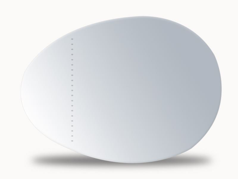 Summit Stick-On Aspheric Mirror Glass fits BMW Mini 07 on LHS RHS Summit - Bars 4 Cars