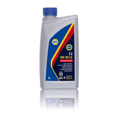 NAPA Engine Synthetic Oil 1L C3 SN/CF 5W-30 fits Alfa Romeo GT 2003-2010 1.8