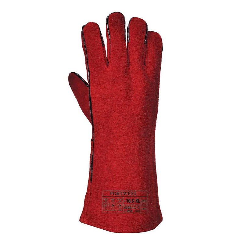 Portwest Welders Gauntlet - Red - X Large Portwest - Dynamic Drive