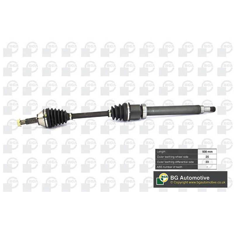 BGA CV Drive Shaft Driveshaft Front Right fits Ford Focus I 1998-2004